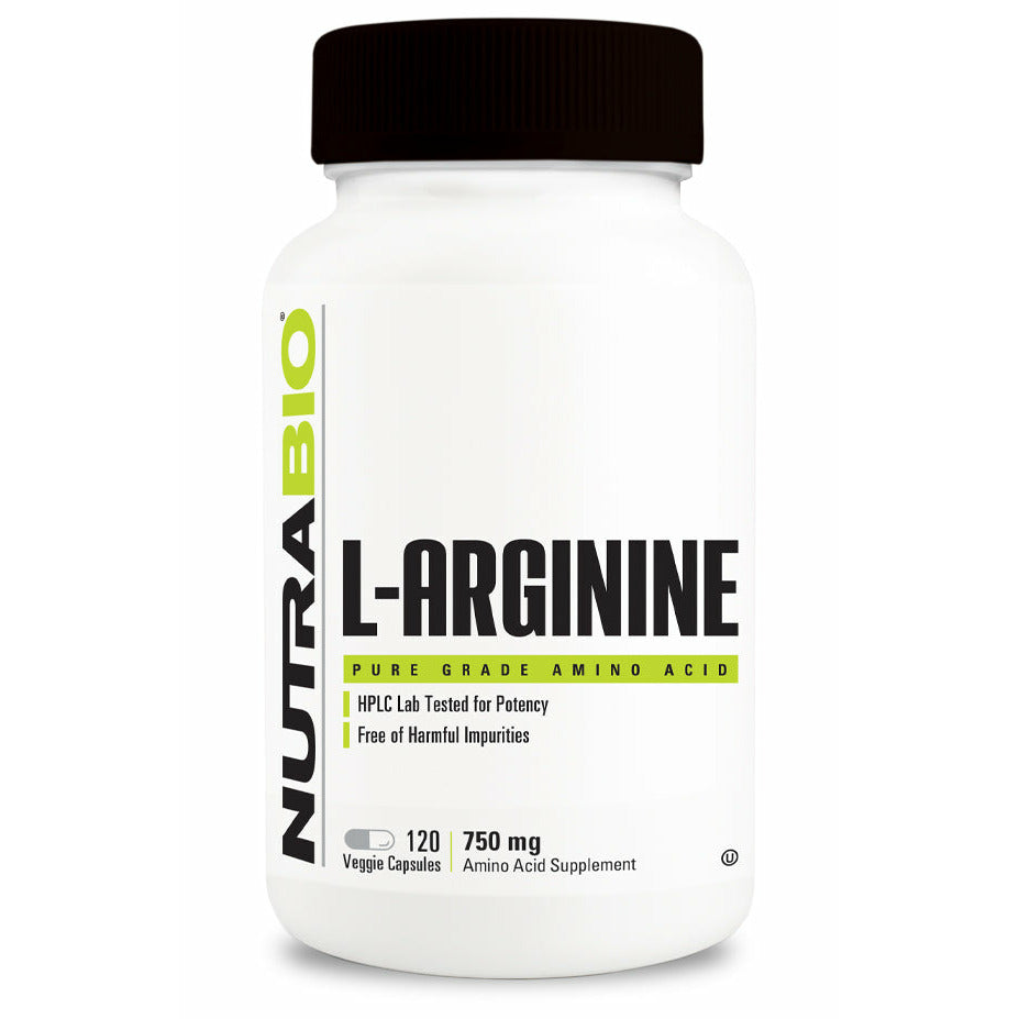 NutraBio Arginine AAKG 142 serv.