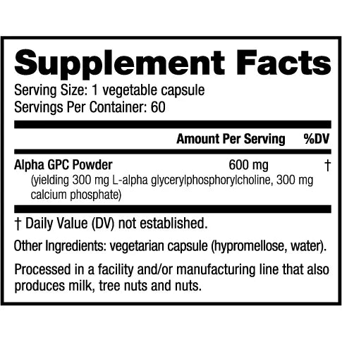 NutraBio Alpha-GPC